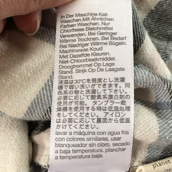 MADEWELL Womens Button Down Plaid Boxy Short Sleeve Shirt Size Small - Picture 11 of 15